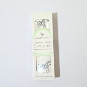 Amazing Baby Newborn Muslin Swaddle Blanket
